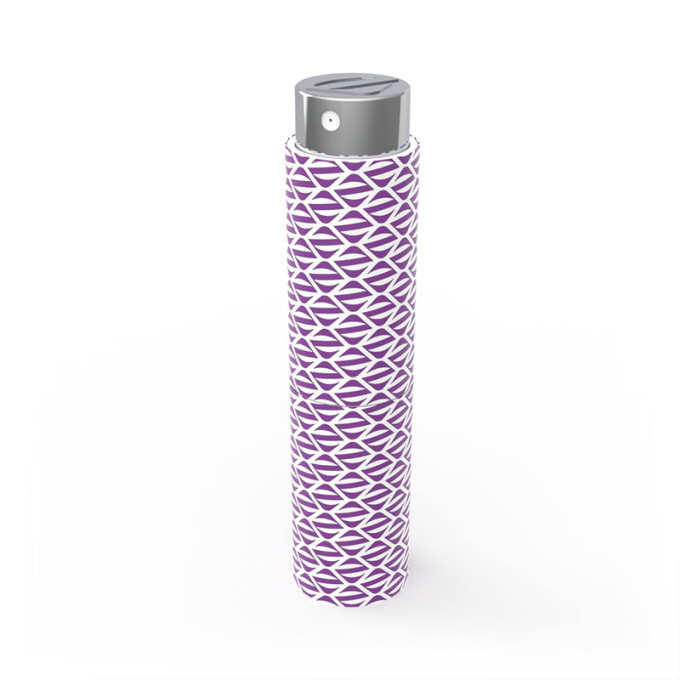 Chogan parfüm tok - 15 ml - Lila és fehér